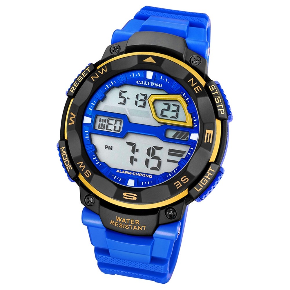 Calypso Herren-Armbanduhr Digital for Man digital Quarz PU blau UK5672/7