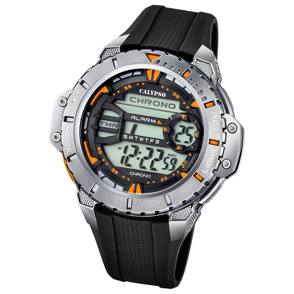 Calypso Herren-Armbanduhr Digital for Man digital Quarz PU schwarz UK5689/6