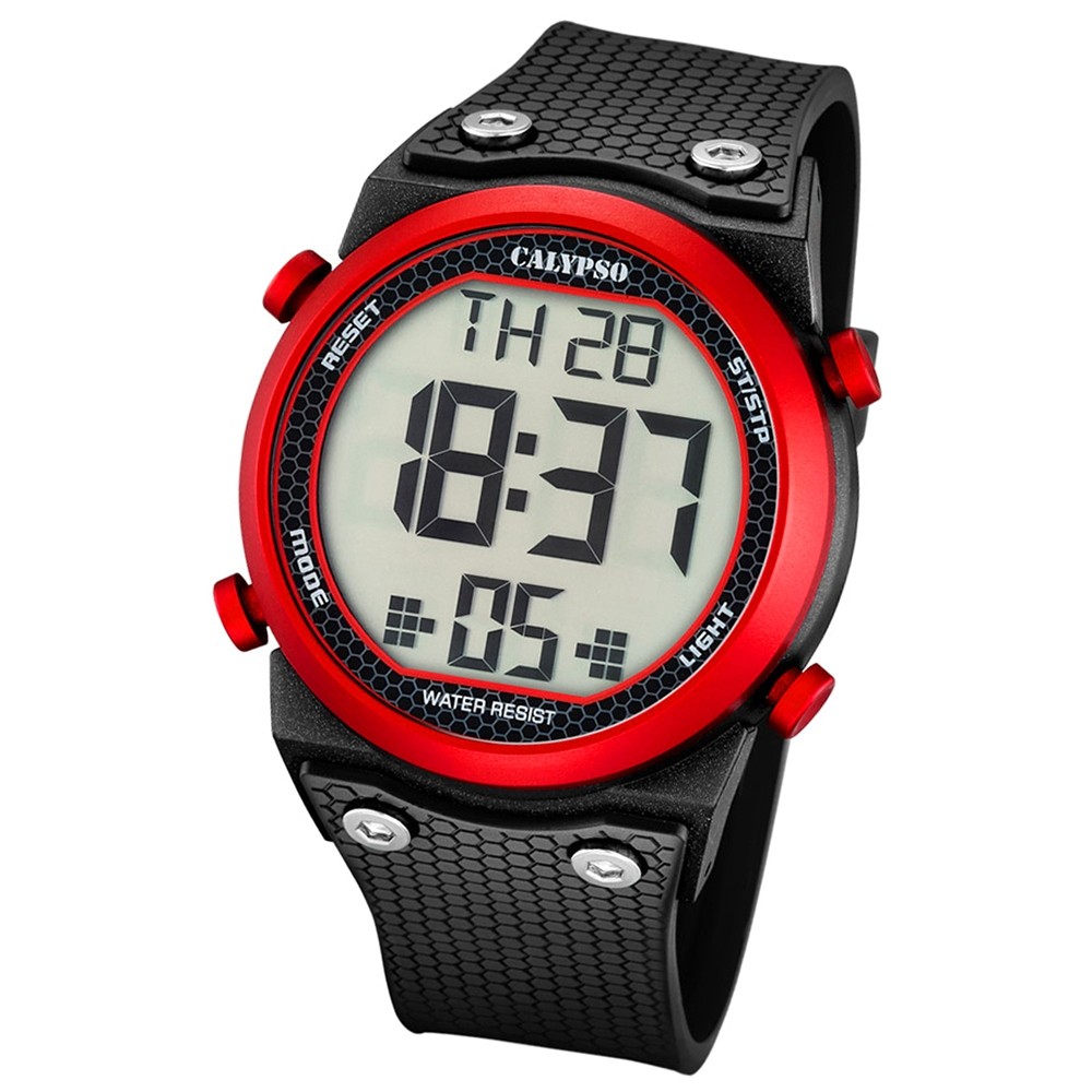 Calypso Herren-Armbanduhr Digital for Man digital Quarz PU schwarz UK5705/2