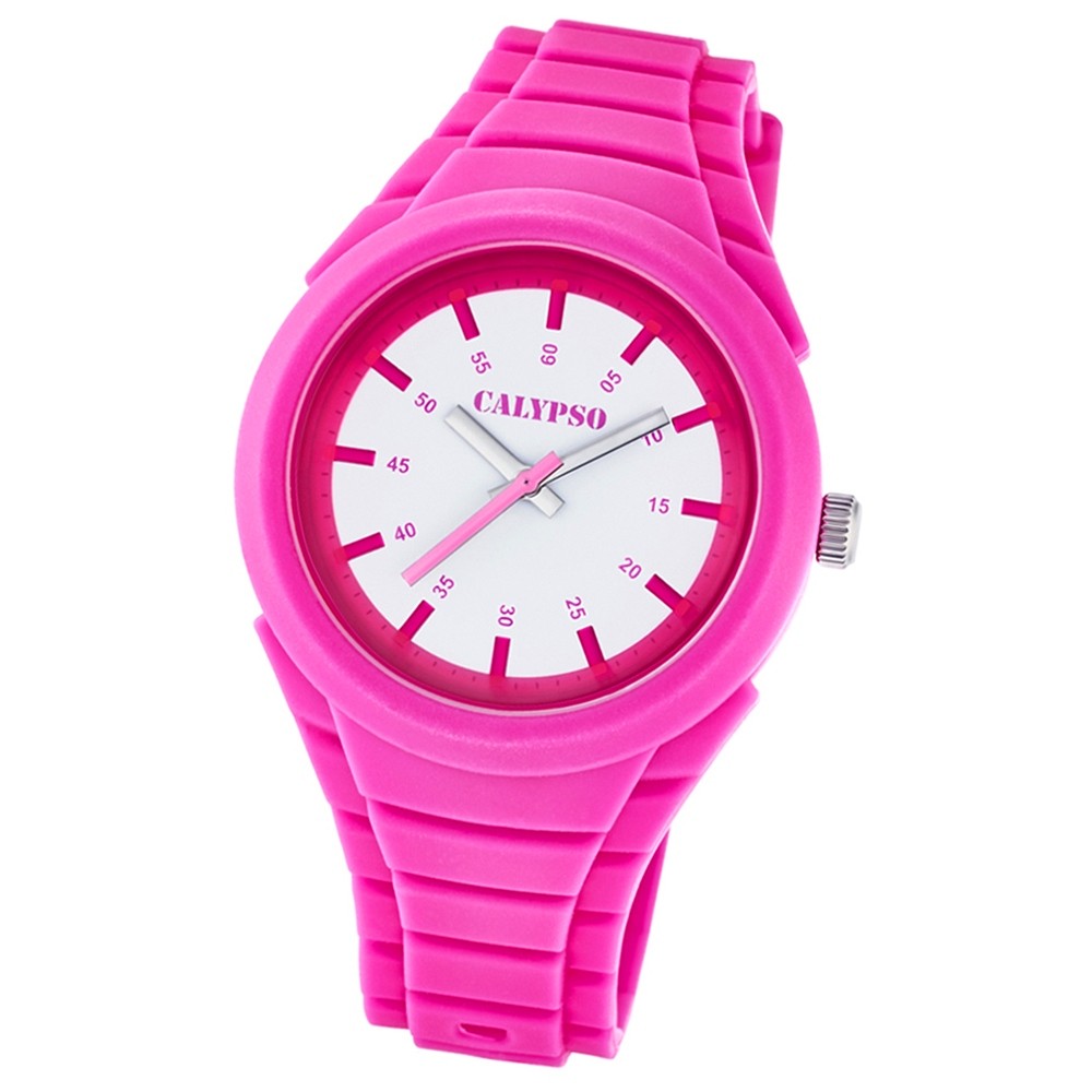 Calypso Damen-Armbanduhr Versatil for Woman analog Quarz PU pink UK5724/2