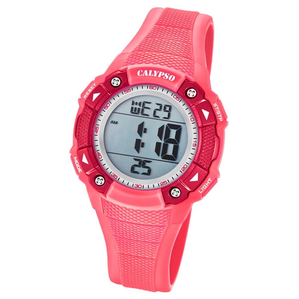 Calypso Armbanduhr Damen Digital for Woman K5728/2 Quarzuhr PU rosa UK5728/2