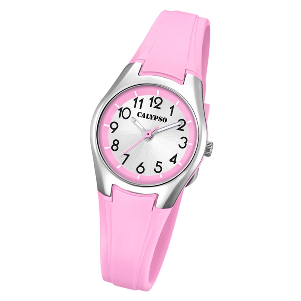 Calypso Damen Armbanduhr Sweet Time K5750/4 Quarz-Uhr PU rosa UK5750/4