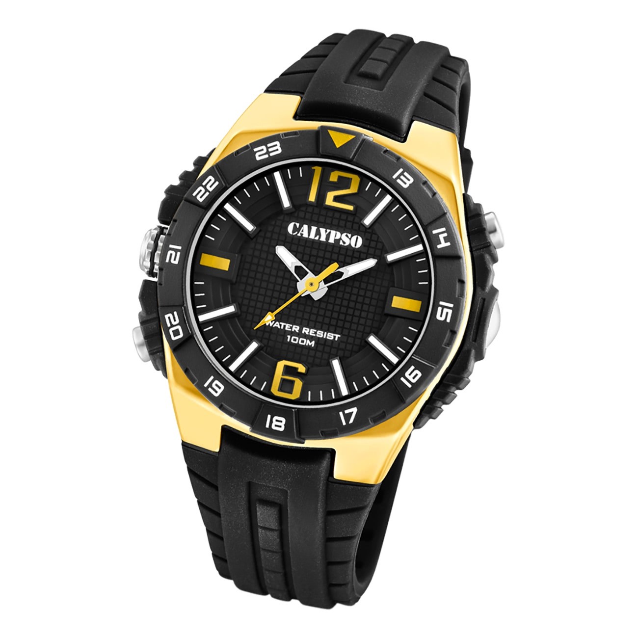 Calypso Herren Jugend Armbanduhr K5778/5 Analog Kunststoff schwarz UK5778/5