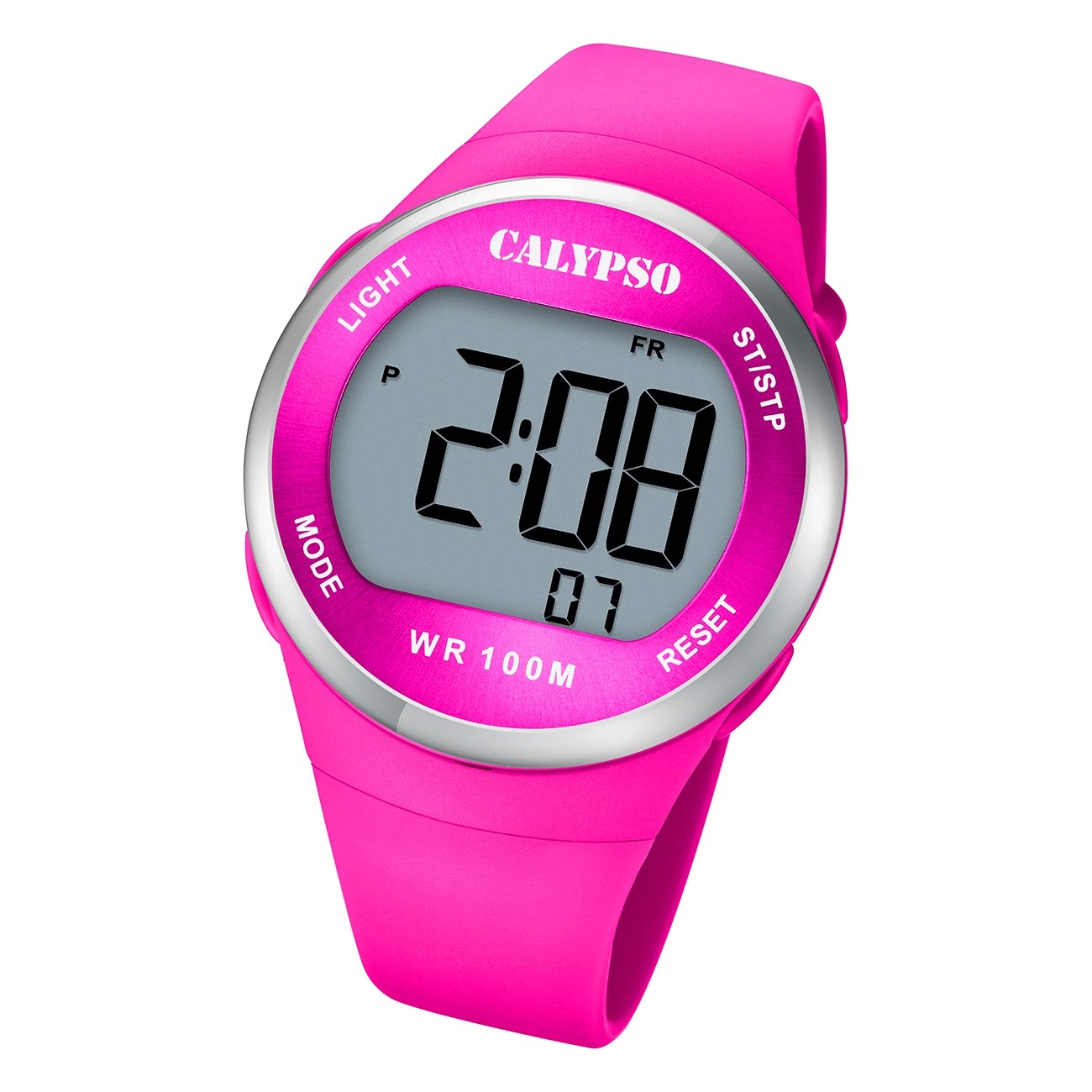 Calypso Damen Jugend Armbanduhr Outdoor K5786/5 Digital Kunststoff pink UK5786/5