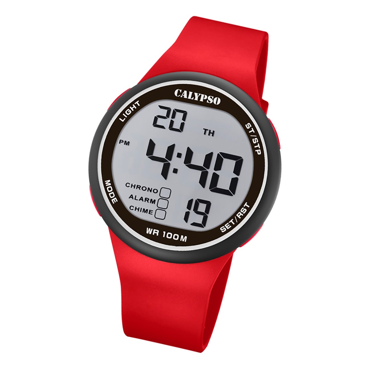 Calypso Herren Armbanduhr Sport K5795/6 Digital Kunststoff rot UK5795/6