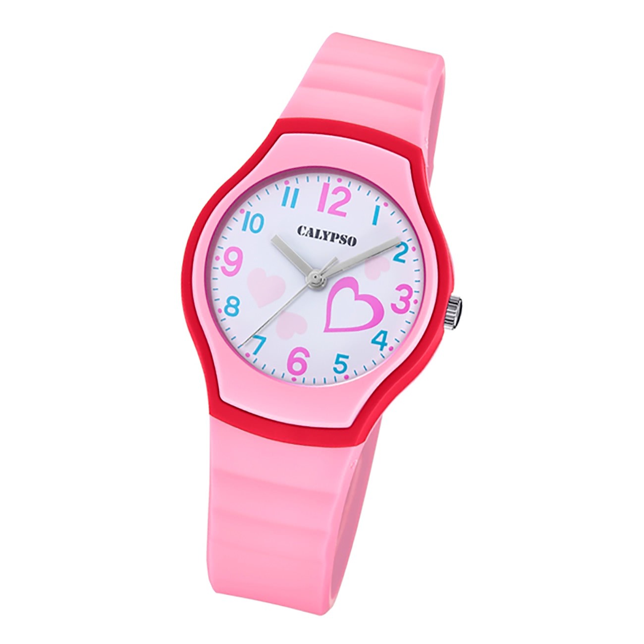 Calypso Jugend Armbanduhr Junior K5806/2 Analog Kunststoff rosa UK5806/2