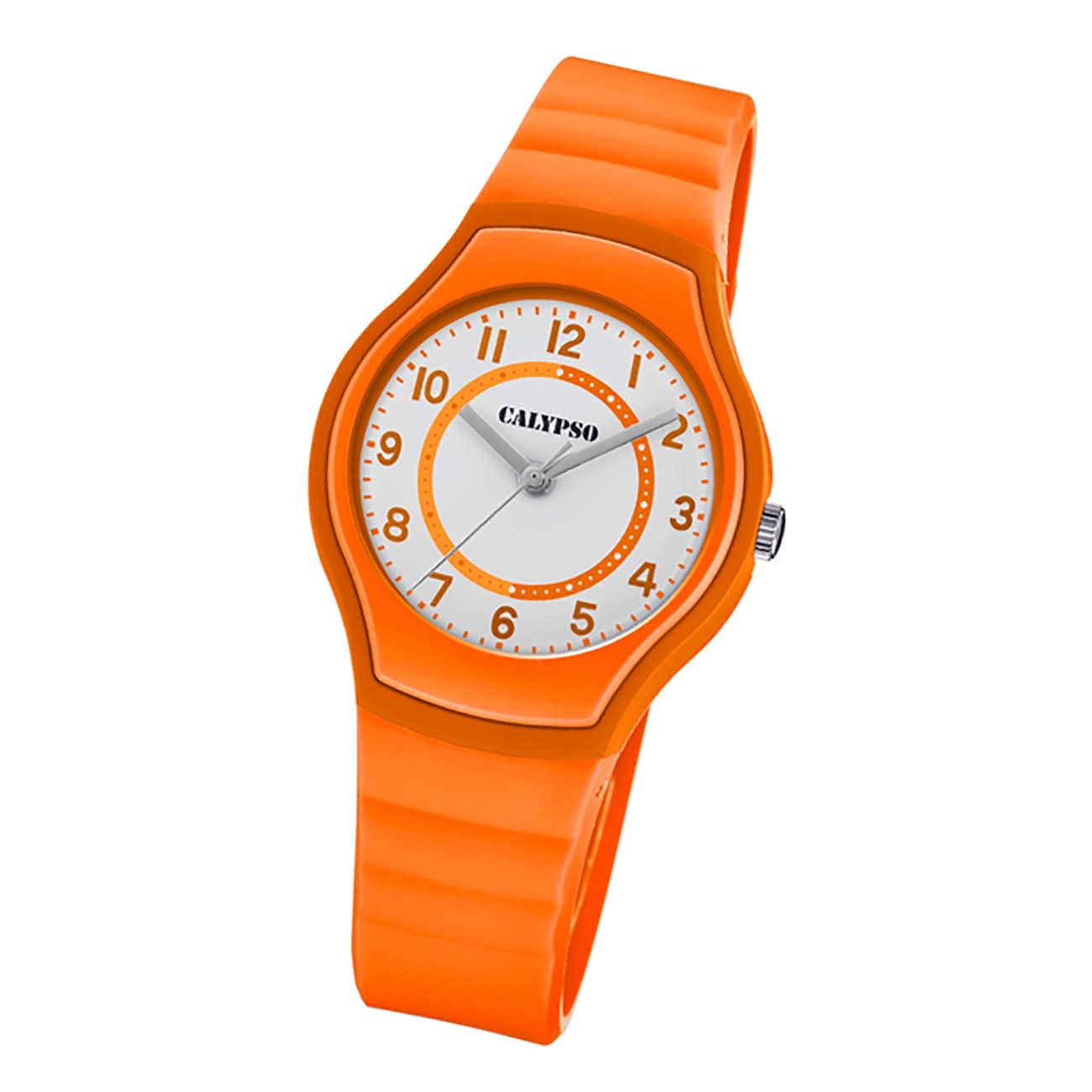 Calypso Jugend Armbanduhr Junior K5806/5 Analog Kunststoff orange UK5806/5