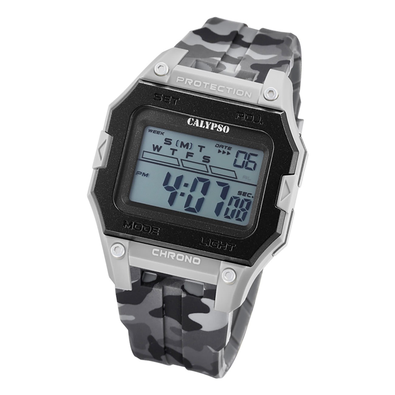 Calypso Herren Armbanduhr Outdoor K5810/1 Digital Kunststoff mehrfarbig UK5810/1