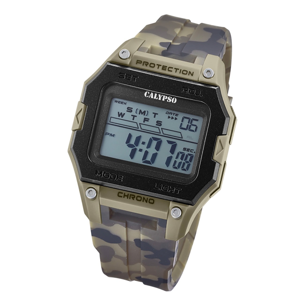 Calypso Herren Armbanduhr Outdoor K5810/3 Digital Kunststoff mehrfarbig UK5810/3