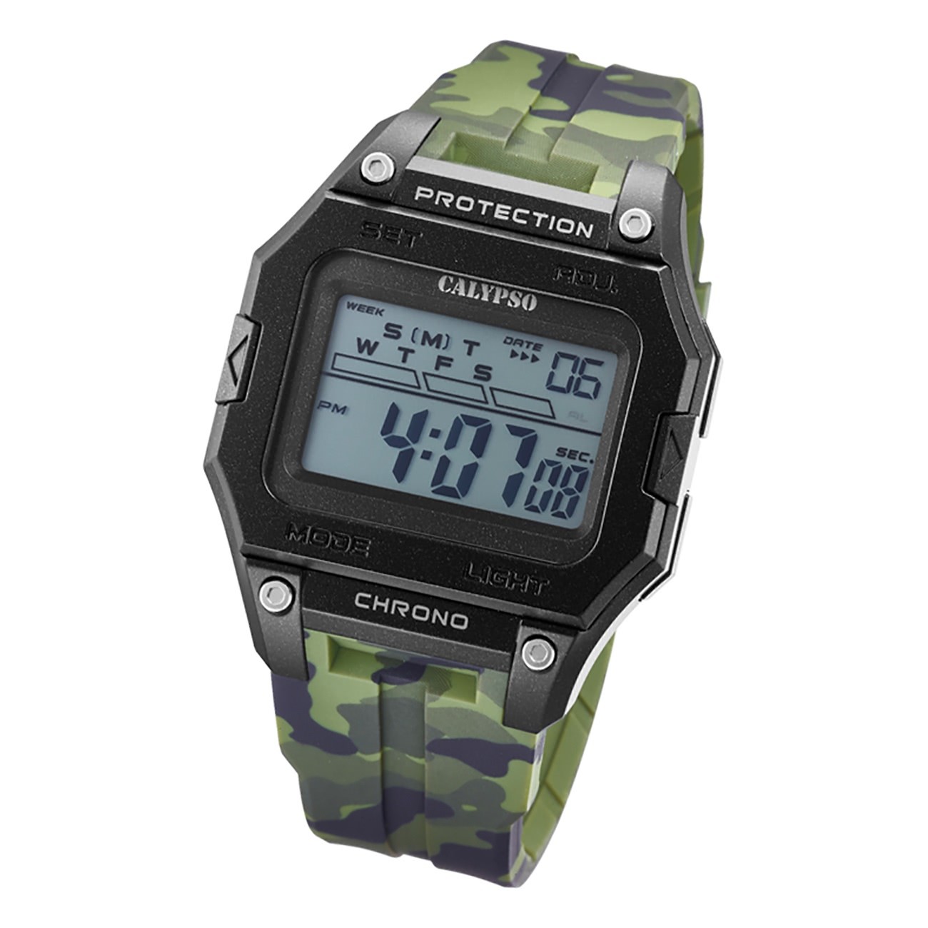 Calypso Herren Armbanduhr Outdoor K5810/4 Digital Kunststoff mehrfarbig UK5810/4