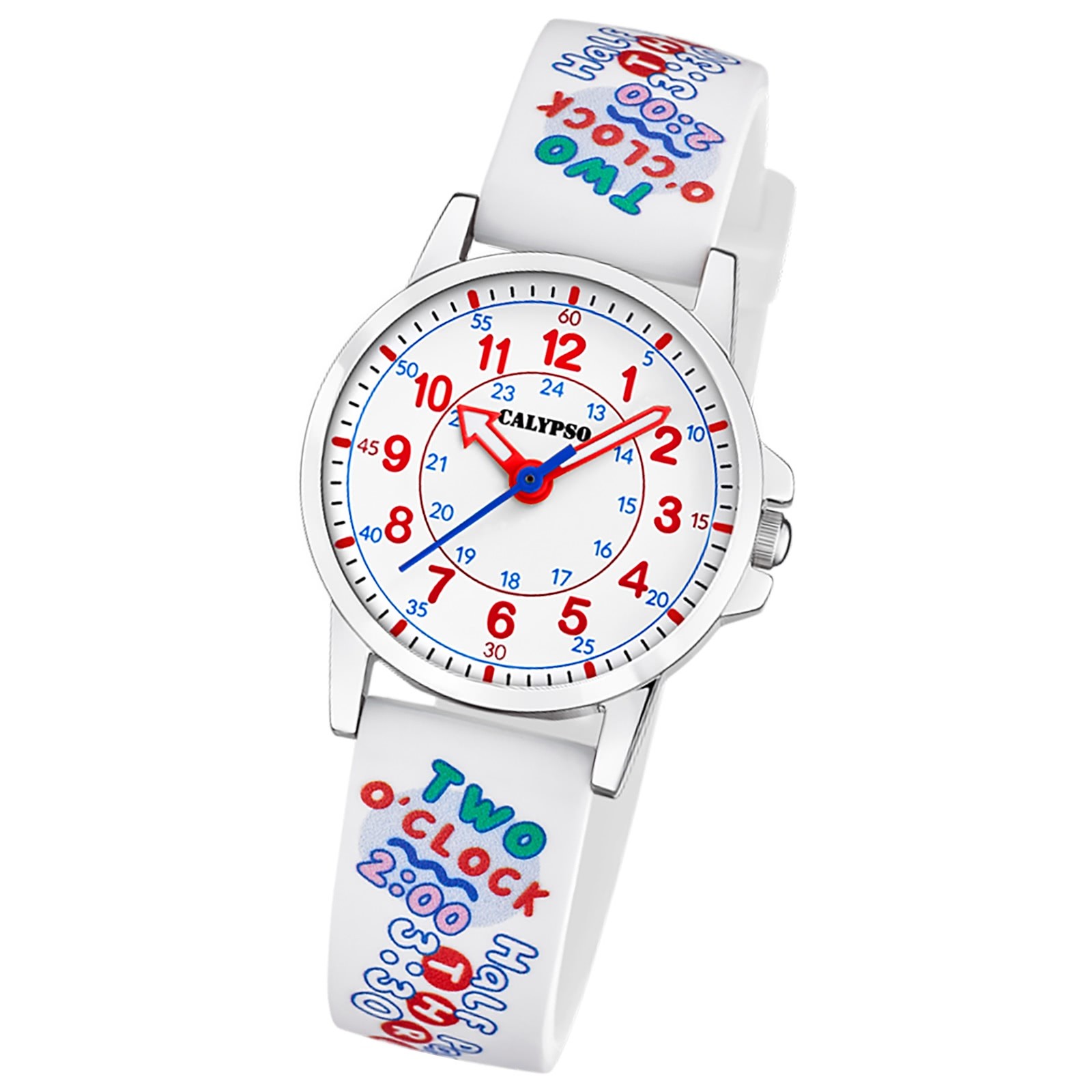 Calypso Kinderuhr PUR mehrfarbig weiß Calypso Junior Armbanduhr UK5824/1