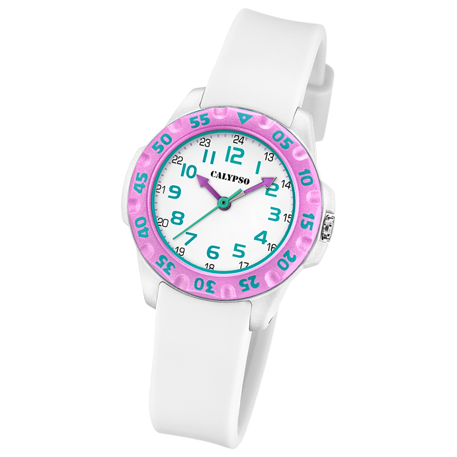 Calypso Kinderuhr Kunststoff weiß Calypso Junior Armbanduhr UK5829/1