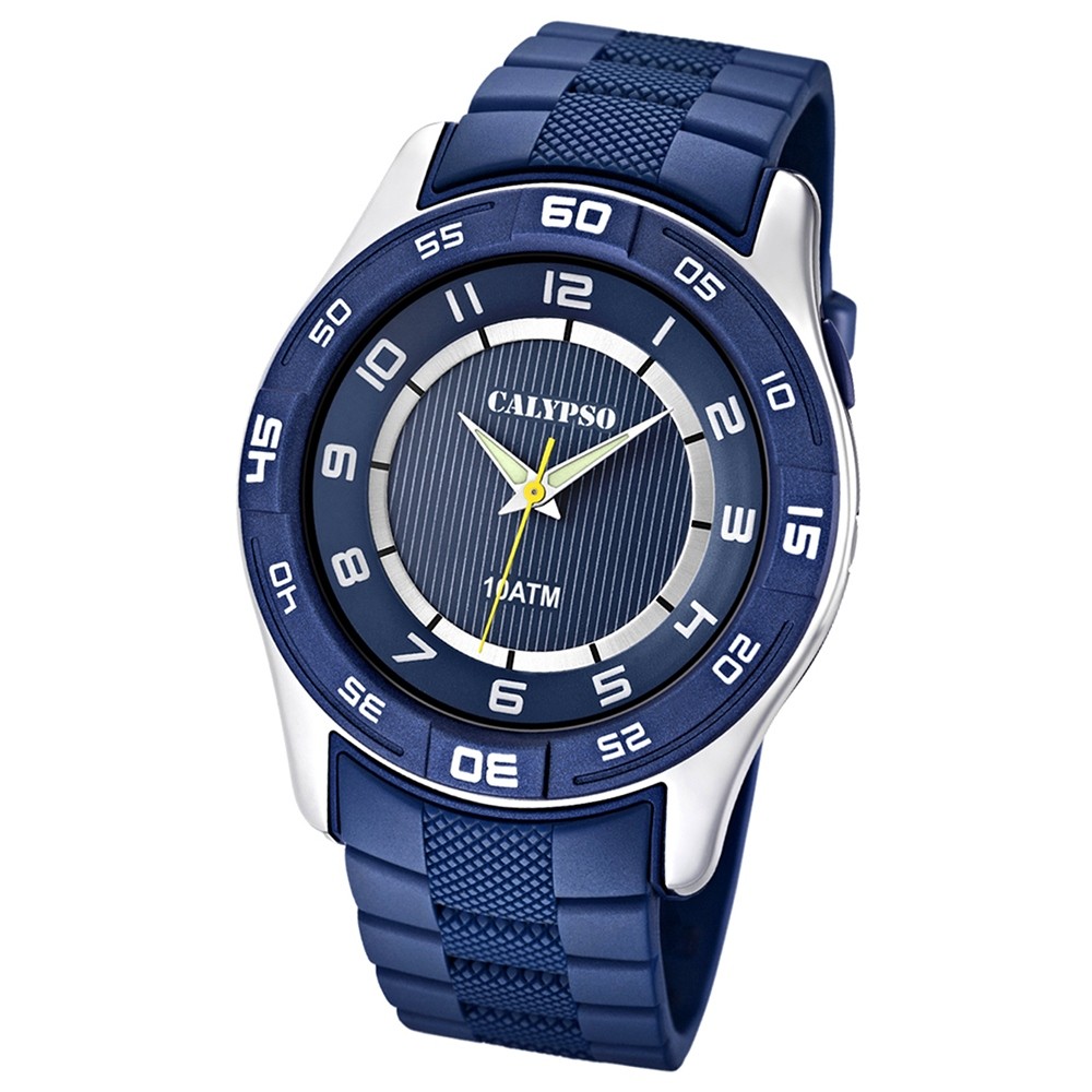 Calypso Herrenuhr blau-blau Analog Uhren Kollektion UK6062/2