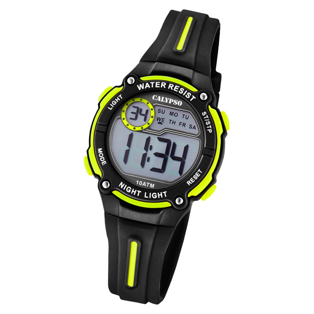 Digitale Kinder Armbanduhr Wasserdichte Uhr Schwarz