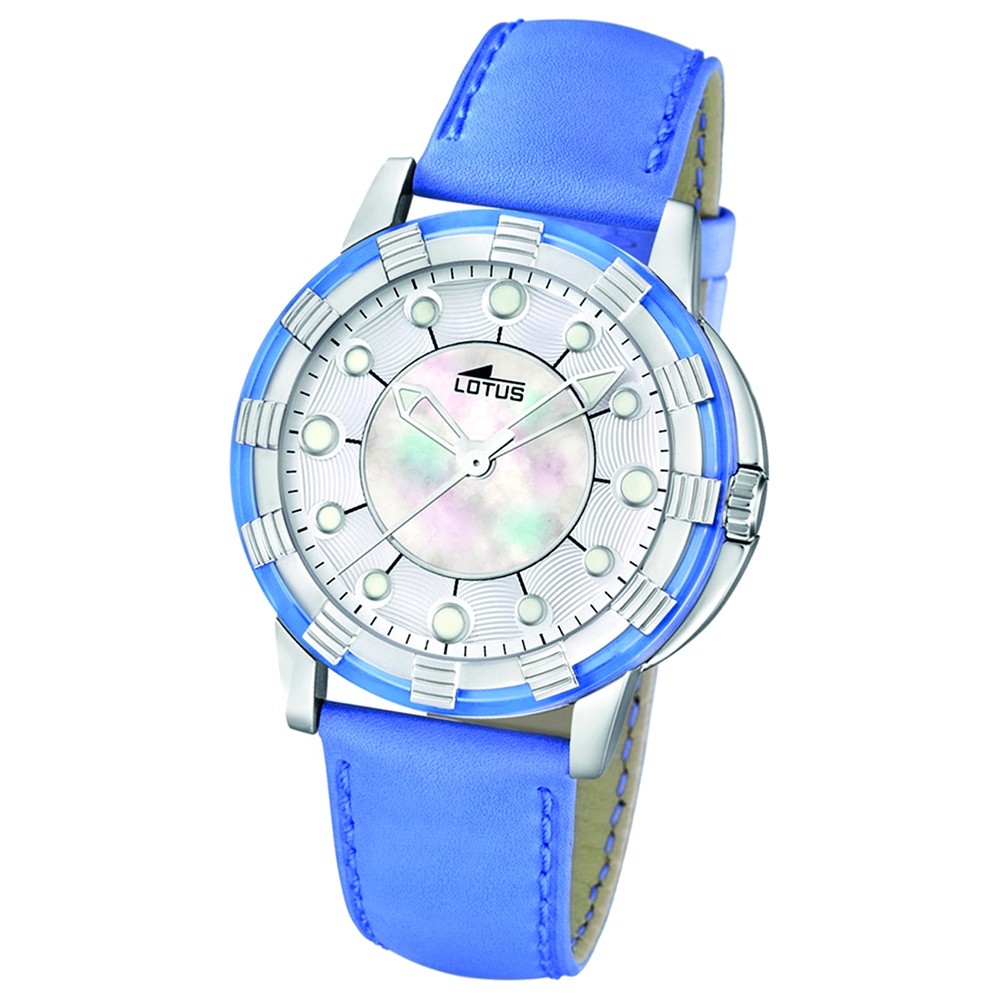 LOTUS Damenuhr Quarzuhr blau Glee Uhren Kollektion UL15747/3