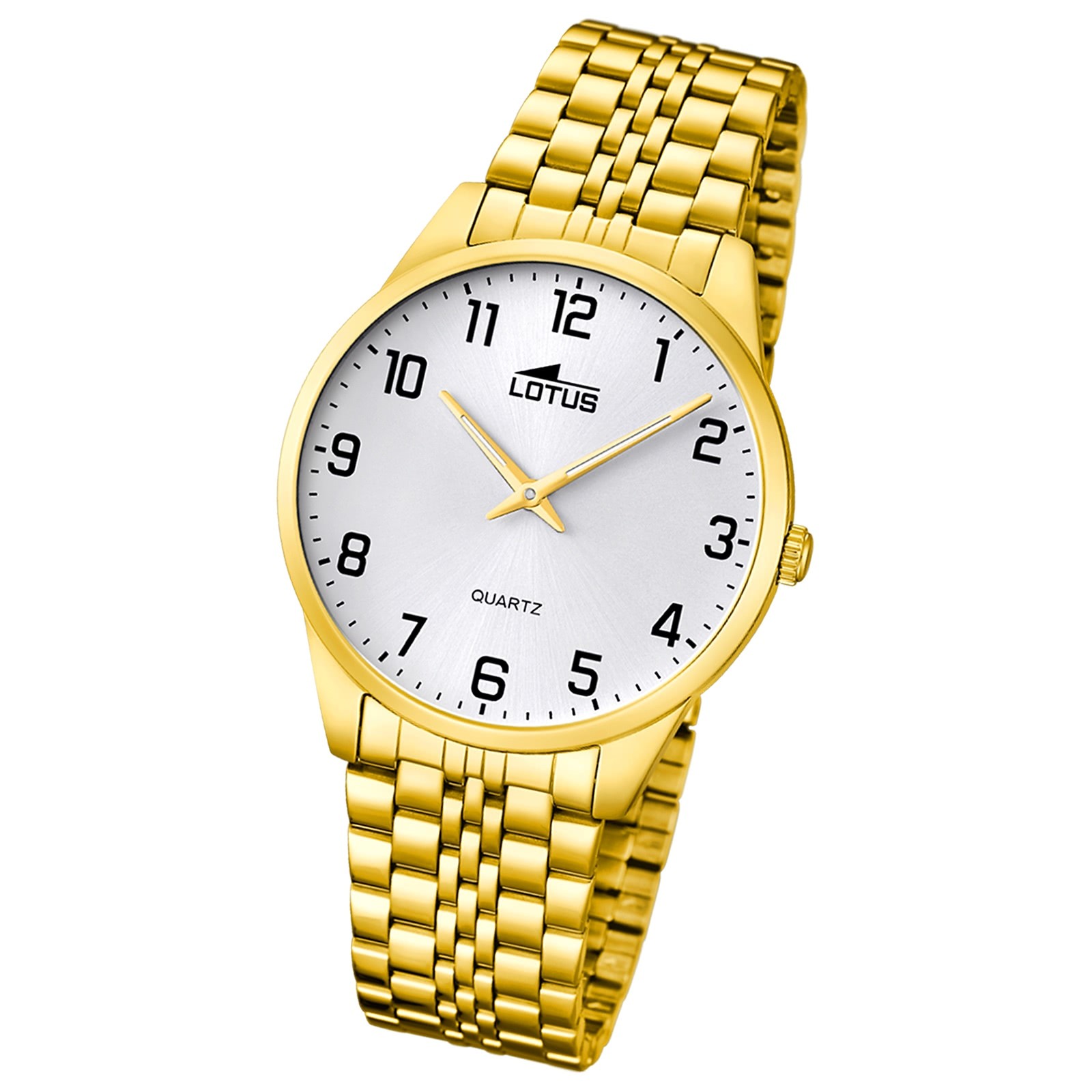 Lotus Herrenuhr Excellent Armbanduhr Edelstahl gold UL15885/1