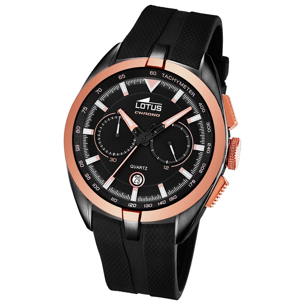 LOTUS Herren-Uhr - Smart Casual - Analog - Quarz - PU - UL18192/1