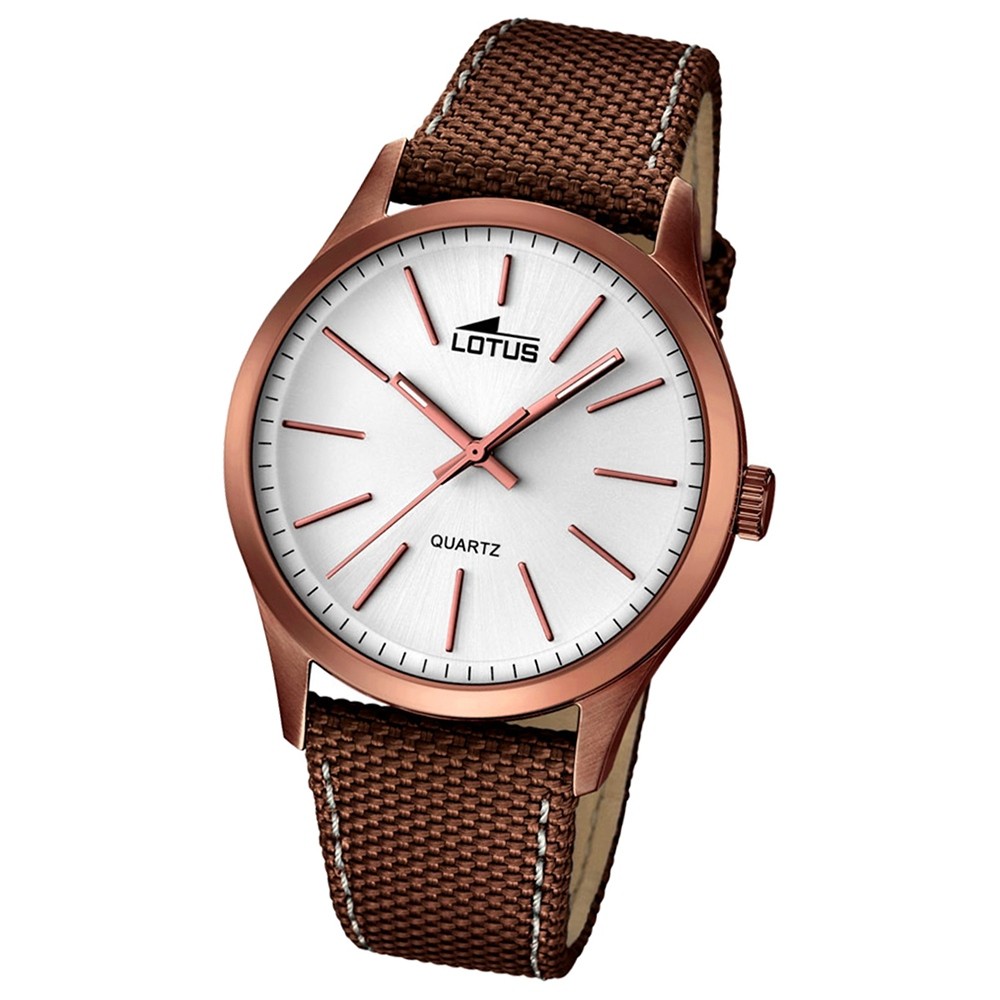 LOTUS Herren-Armbanduhr Smart Casual Analog Quarz-Uhr braun UL18246/1