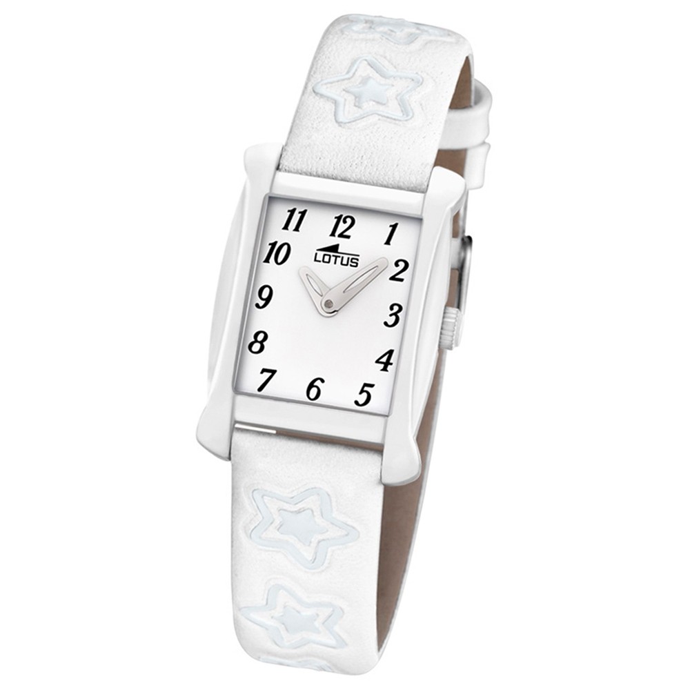 LOTUS Kinder-Armbanduhr Sterne Junior Collection Quarz Leder Mädchen UL18256/1