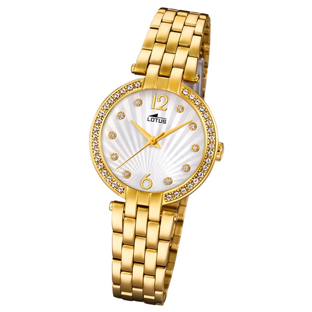 Lotus Damen-Armbanduhr Edelstahl gold 18381/1 Quarz Grace UL18381/1