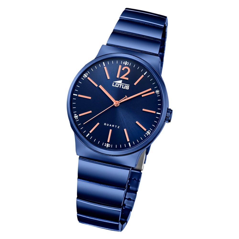 Lotus Damen-Armbanduhr Edelstahl blau 18471/2 Quarz Minimalist UL18471/2