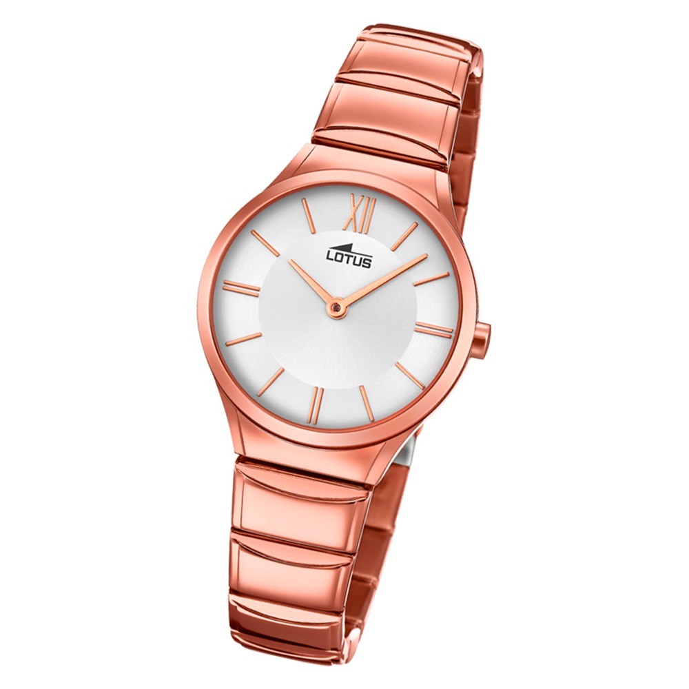 Lotus Damen-Armbanduhr Edelstahl rosé 18490/1 Quarz Minimalist UL18490/1