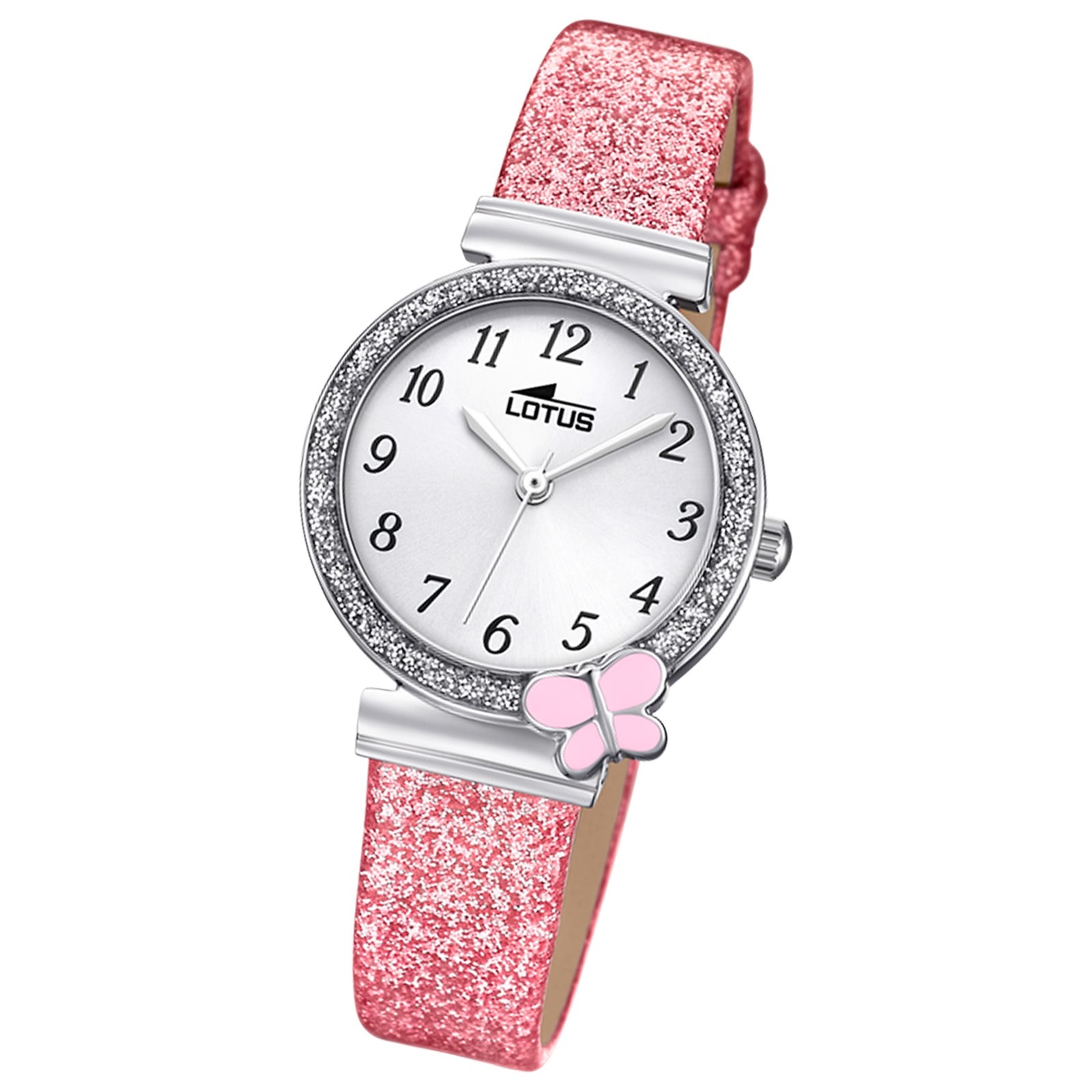 LOTUS Damen Armbanduhr Junior 18584/1 Quarz Leder rosa UL18584/1