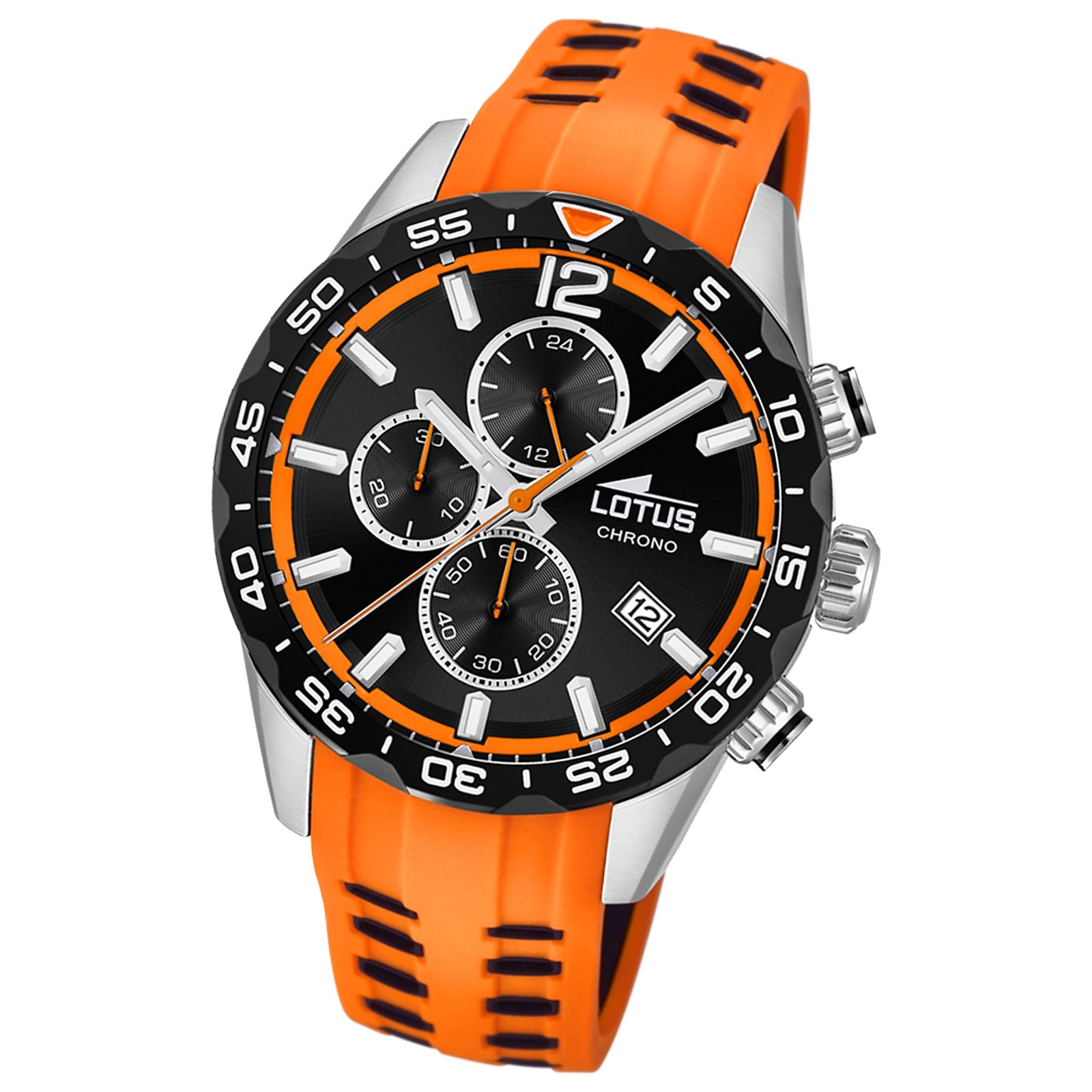 LOTUS Herren Armbanduhr Lotus R 18590/1 Quarz PU orange UL18590/1