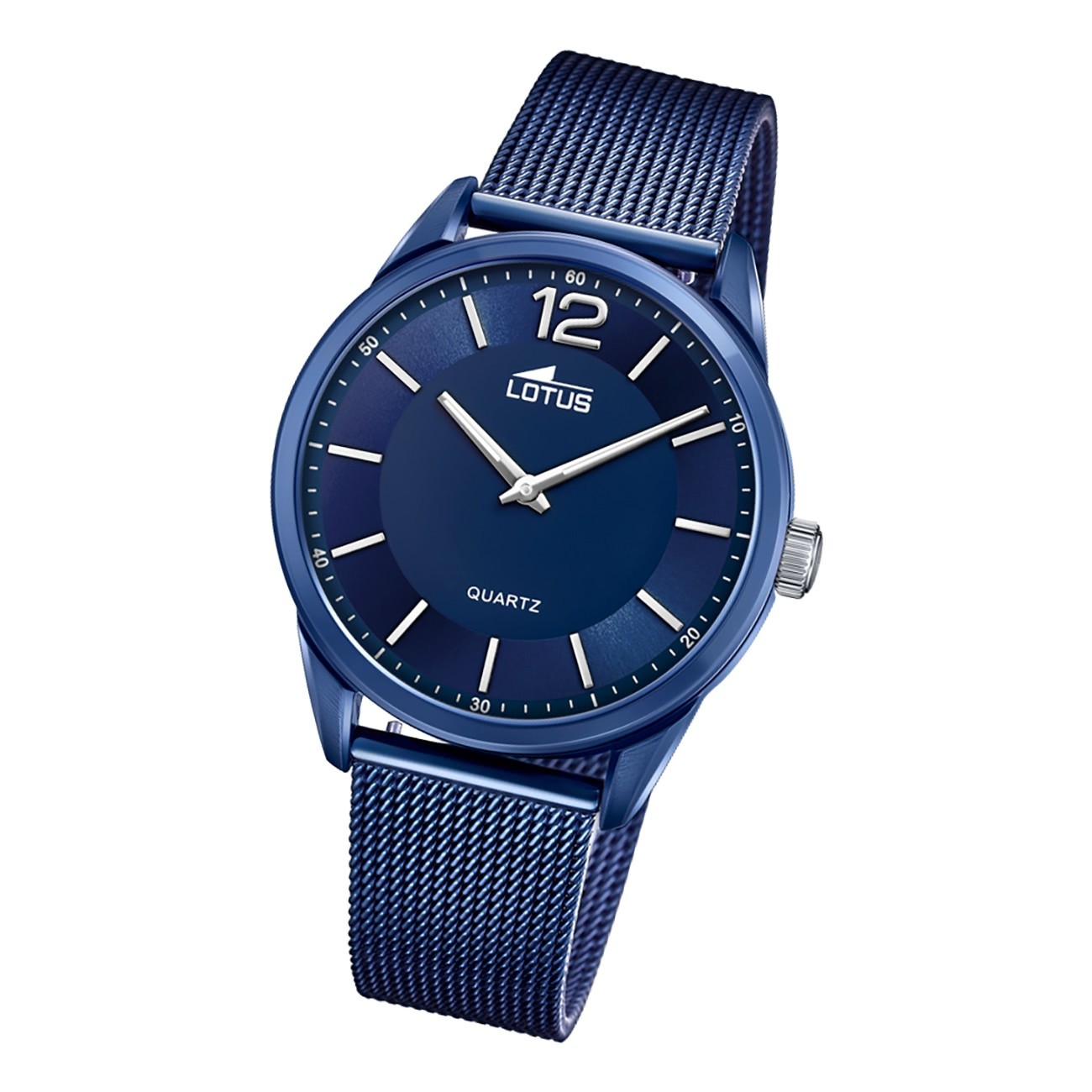 Lotus Herren Armbanduhr Smart Casual 18735/2 Analog Edelstahl blau UL18735/2