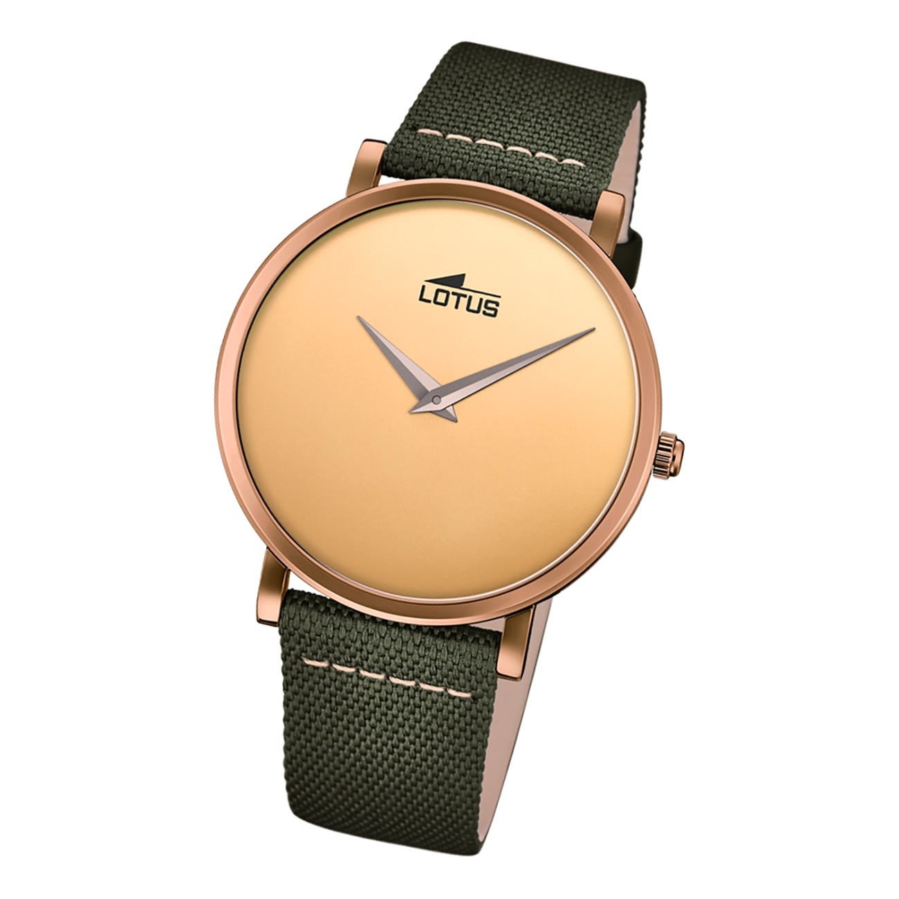 Lotus Herren Armbanduhr Minimalist 18782/1 Analog Leder grün UL18782/1