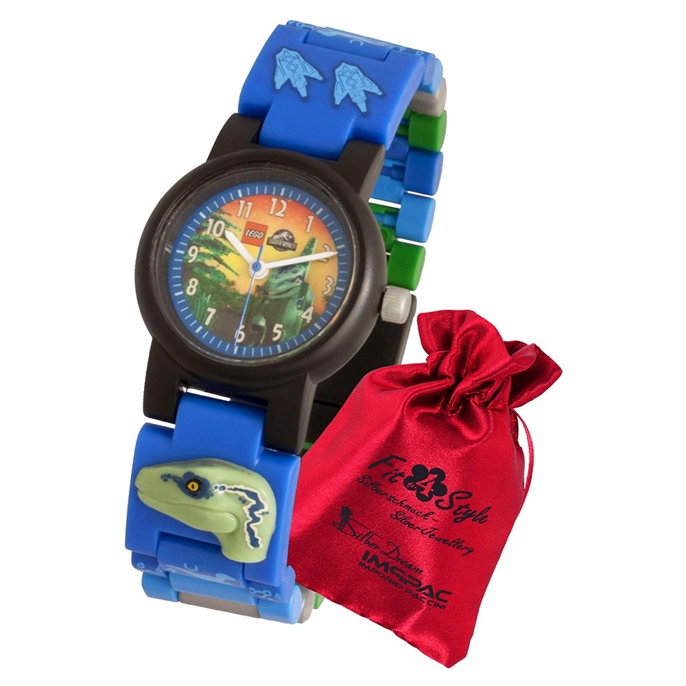 LEGO Jurassic World Raptor Blue 8021285 Quarz Kinder-Uhr mit Säckchen ULE8021285