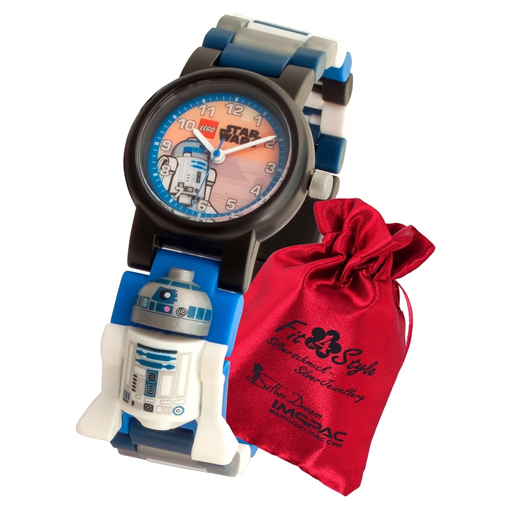 LEGO Star Wars R2D2 8021490 Kinder-Uhr mit Säckchen ULE8021490