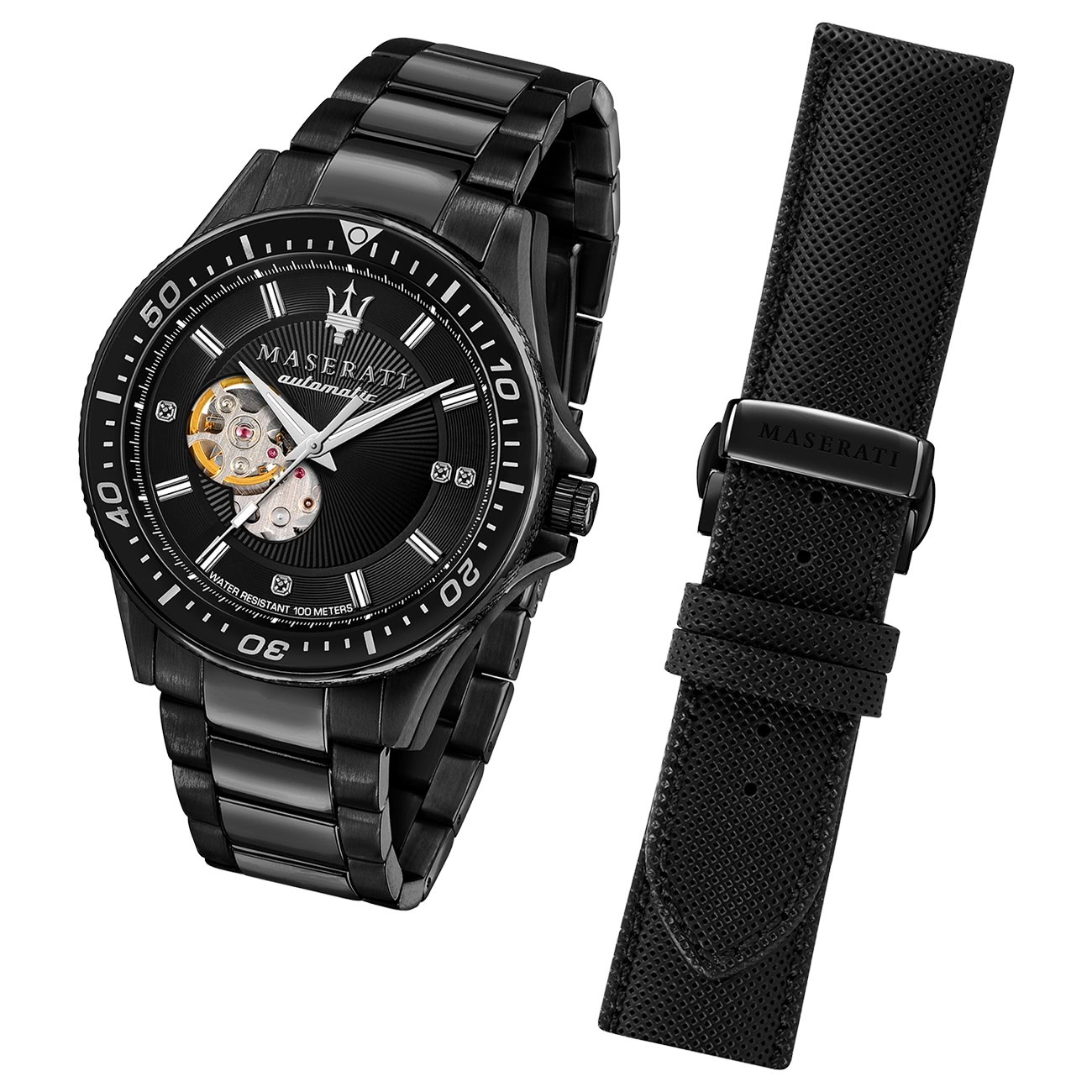 Maserati Herren Armbanduhr SFIDA Analog Edelstahl UMAR8823140005