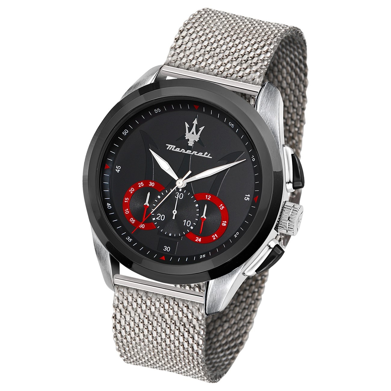 Maserati Herren Armbanduhr TRAGUARDO Chrono Edelstahl UMAR8873612005
