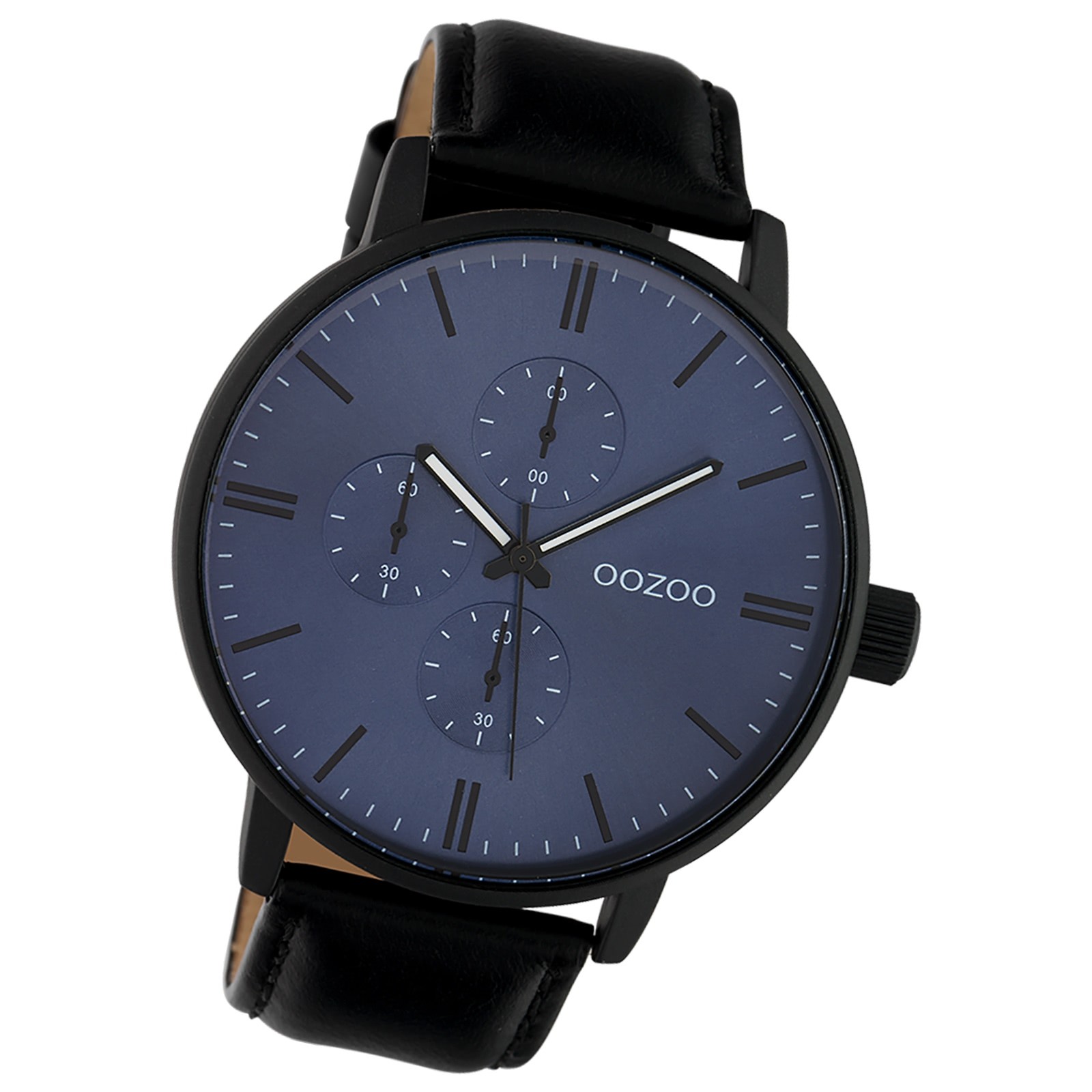 Oozoo Damen Armbanduhr Timepieces Analog Leder schwarz UOC10314