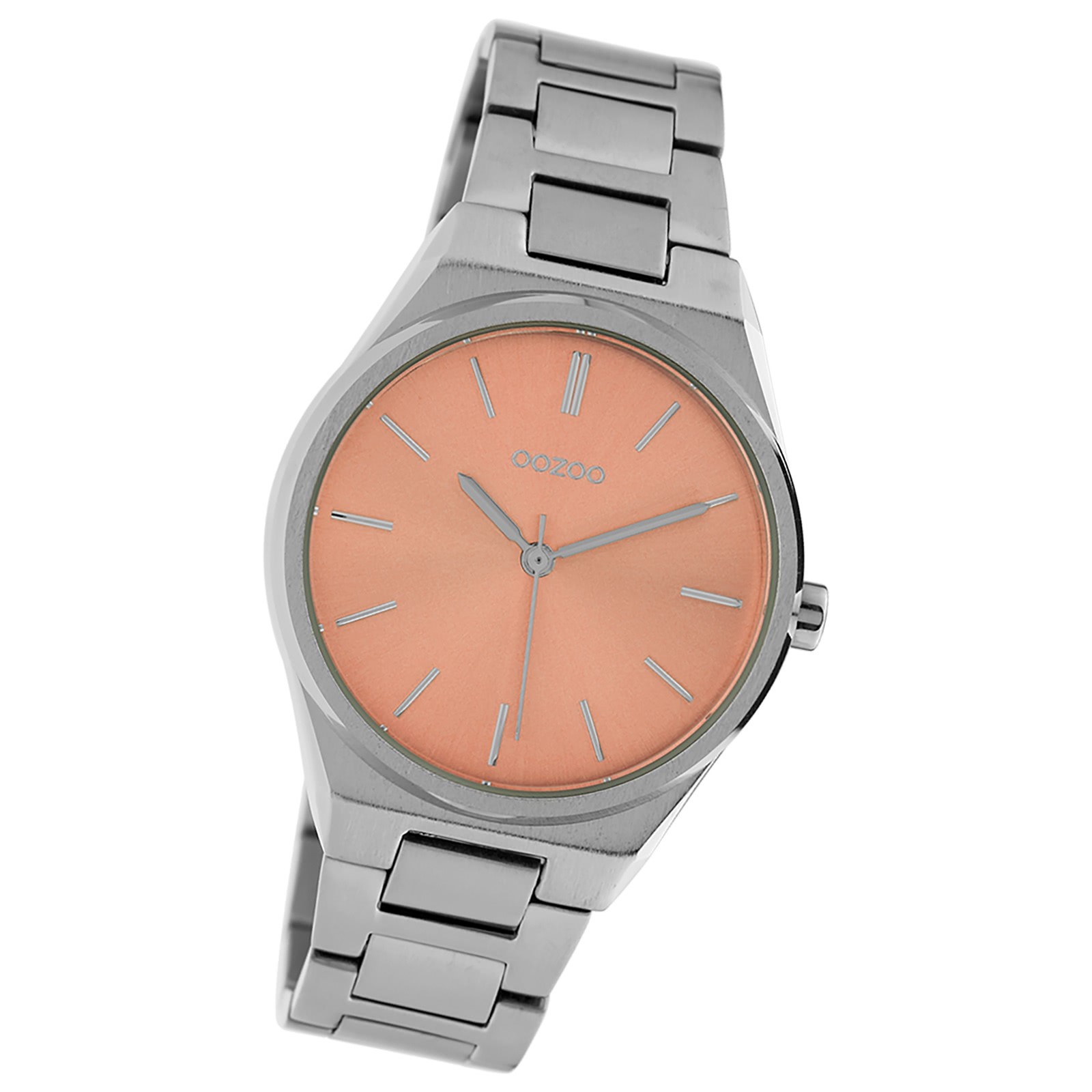 Oozoo Damen Armbanduhr Timepieces Analog Metall silber UOC10341