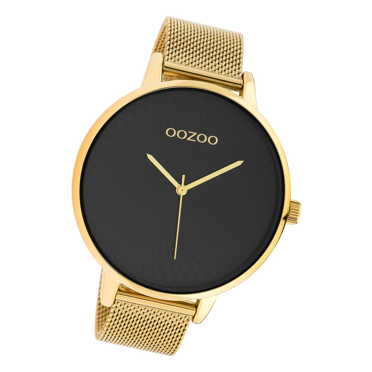 Oozoo Damen Armbanduhr Timepieces C10553 Analog Edelstahl gold UOC10553