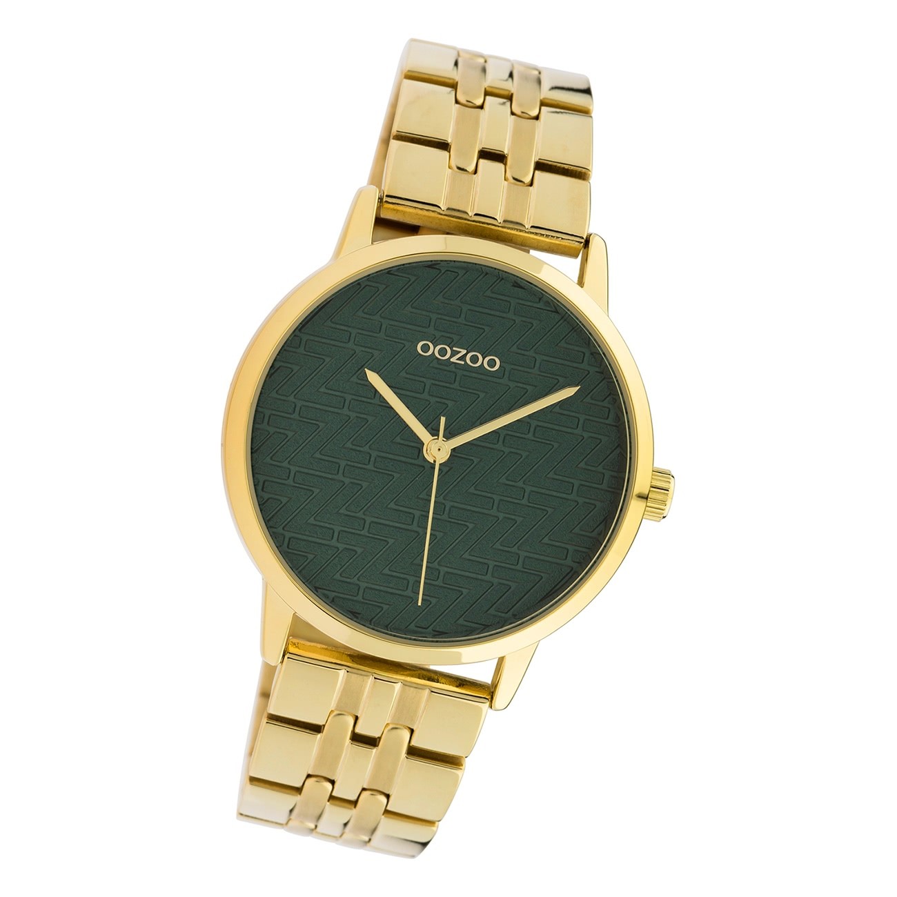 Oozoo Damen Armbanduhr Timepieces C10558 Analog Edelstahl gold UOC10558
