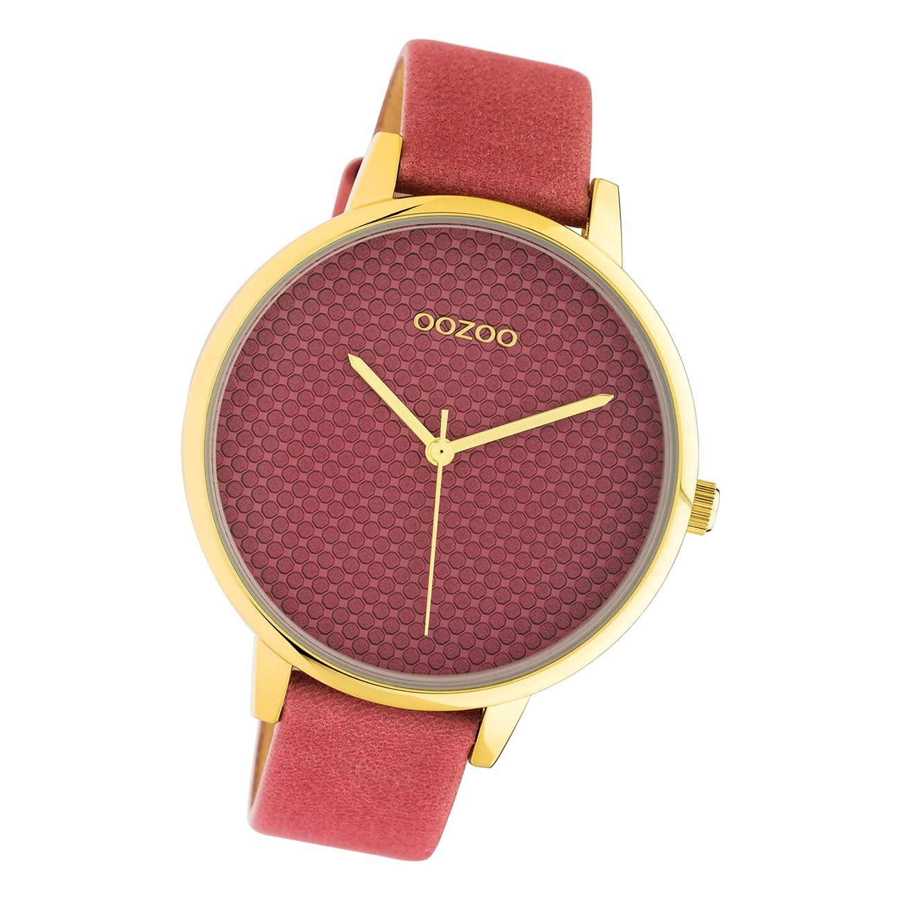 Oozoo Damen Armbanduhr Timepieces C10591 Analog Leder rosa UOC10591