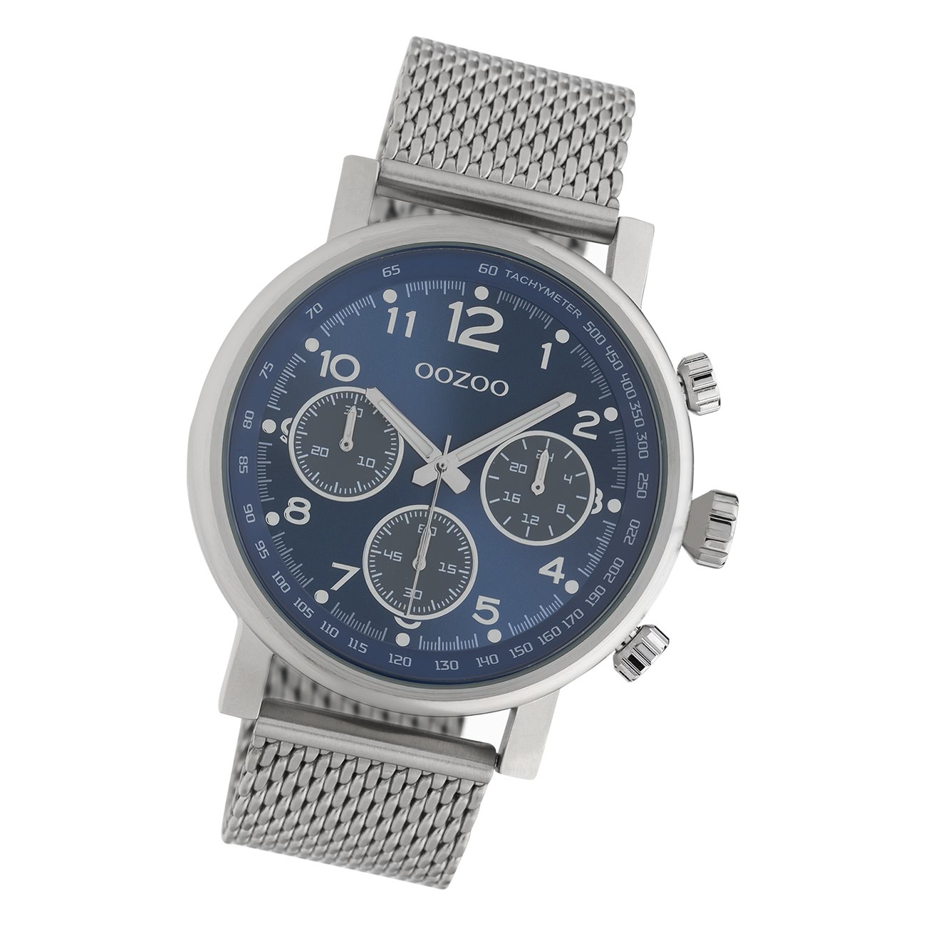 Oozoo Unisex Armbanduhr Timepieces C10700 Analog Edelstahl silber UOC10700