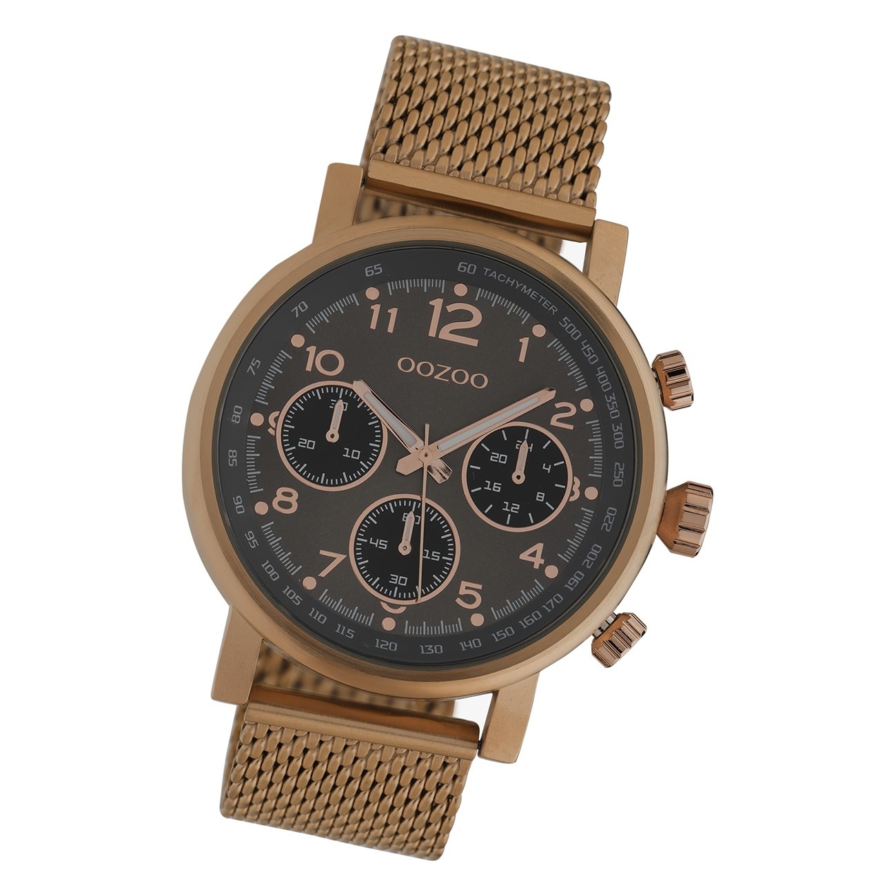 Oozoo Unisex Armbanduhr Timepieces C10702 Analog Edelstahl bronze UOC10702