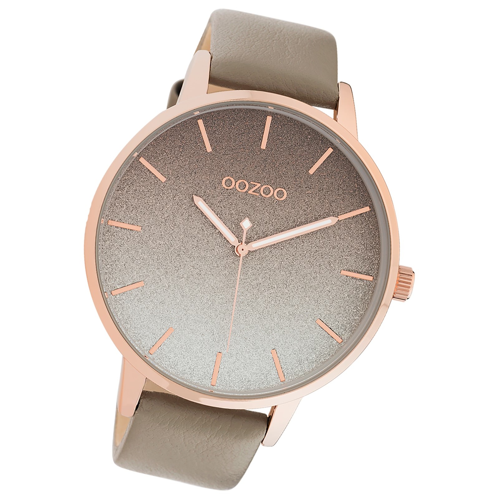 Oozoo Damen Armbanduhr Timepieces Analog Leder braun UOC10832