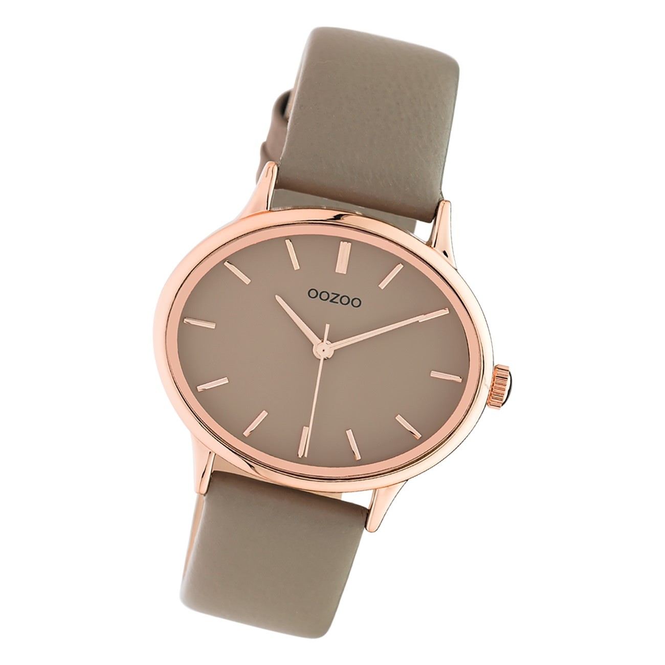 Oozoo Damen Armbanduhr Timepieces C10943 Analog Leder braun taupe UOC10943