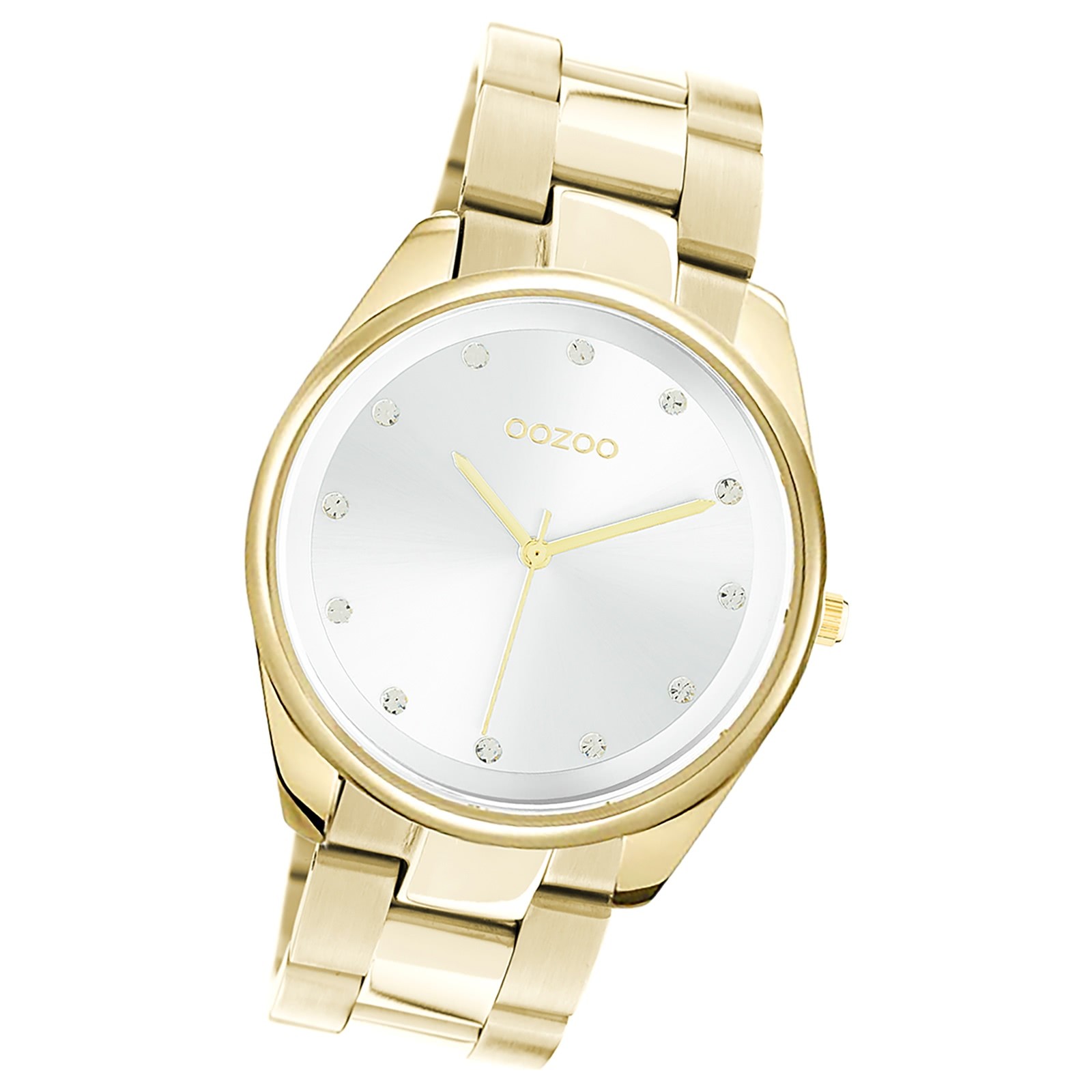 Oozoo Damen Armbanduhr Timepieces C10962 Analog Edelstahl gold UOC10962