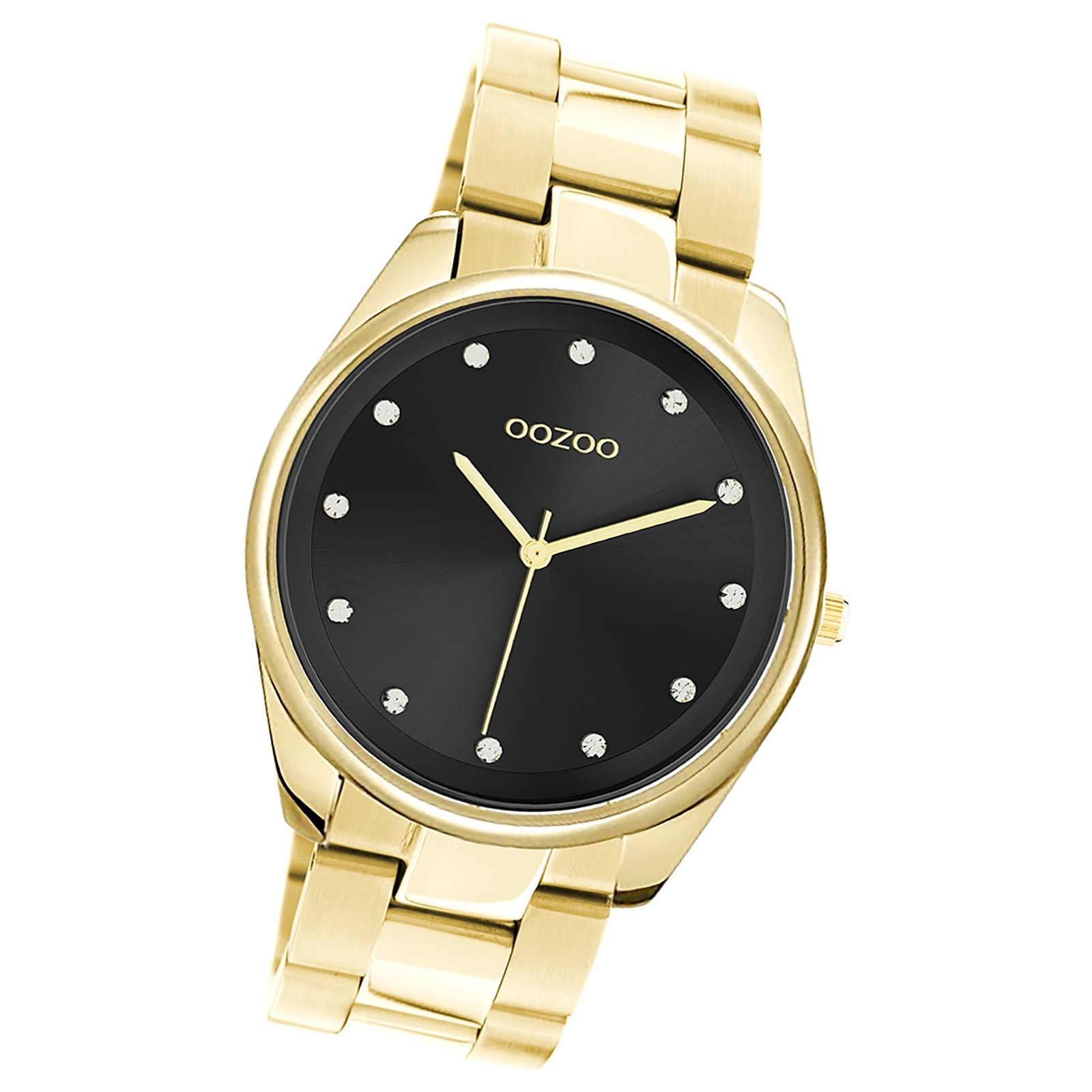 Oozoo Damen Armbanduhr Timepieces C10965 Analog Edelstahl gold UOC10965