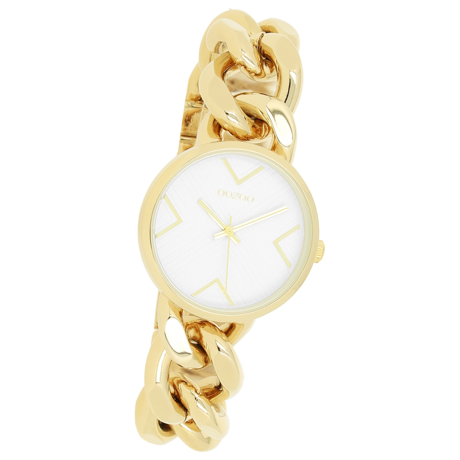 Oozoo Damen Armbanduhr Timepieces Analog Edelstahl gold UOC11127
