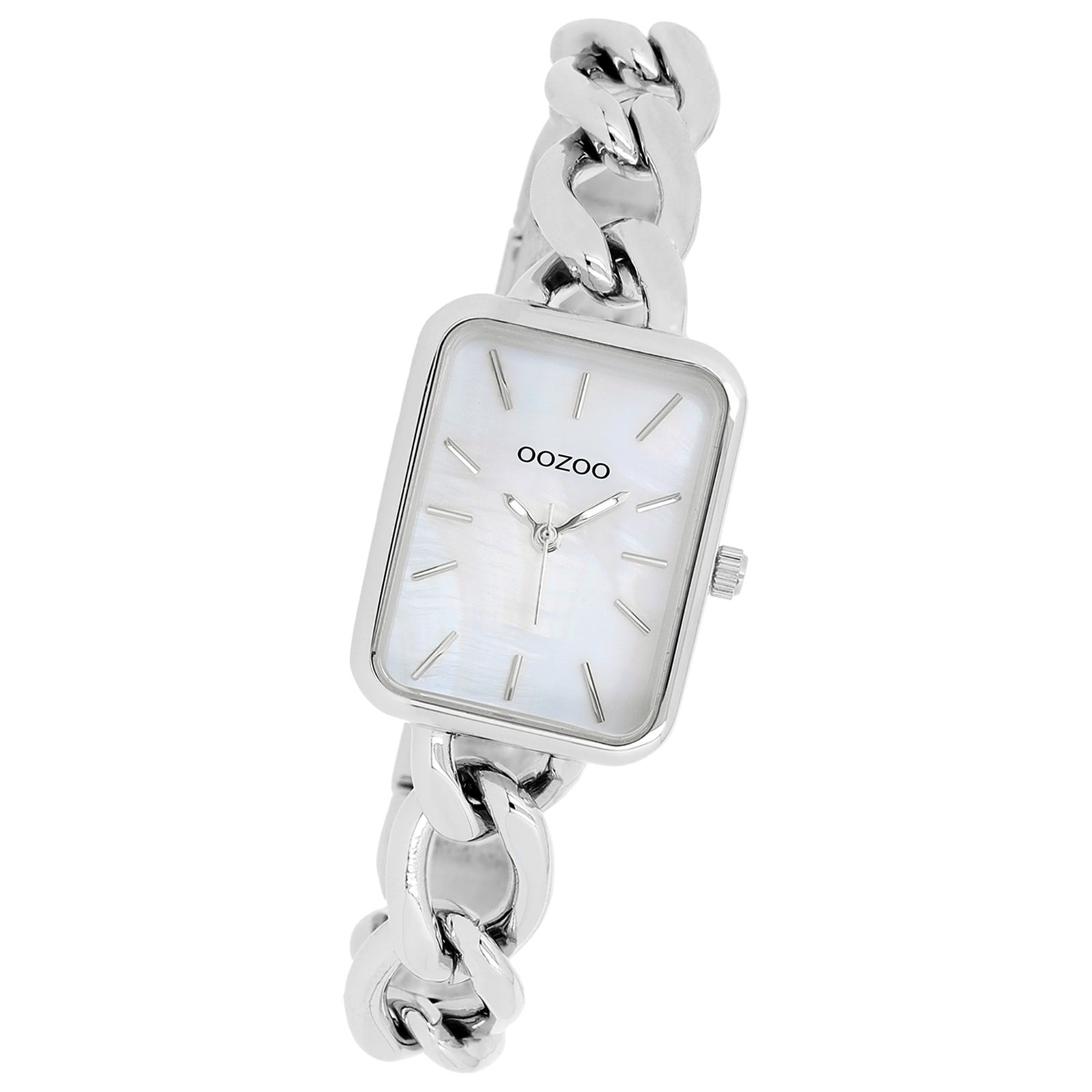 Oozoo Damen Armbanduhr Timepieces Analog Edelstahl silber UOC11130