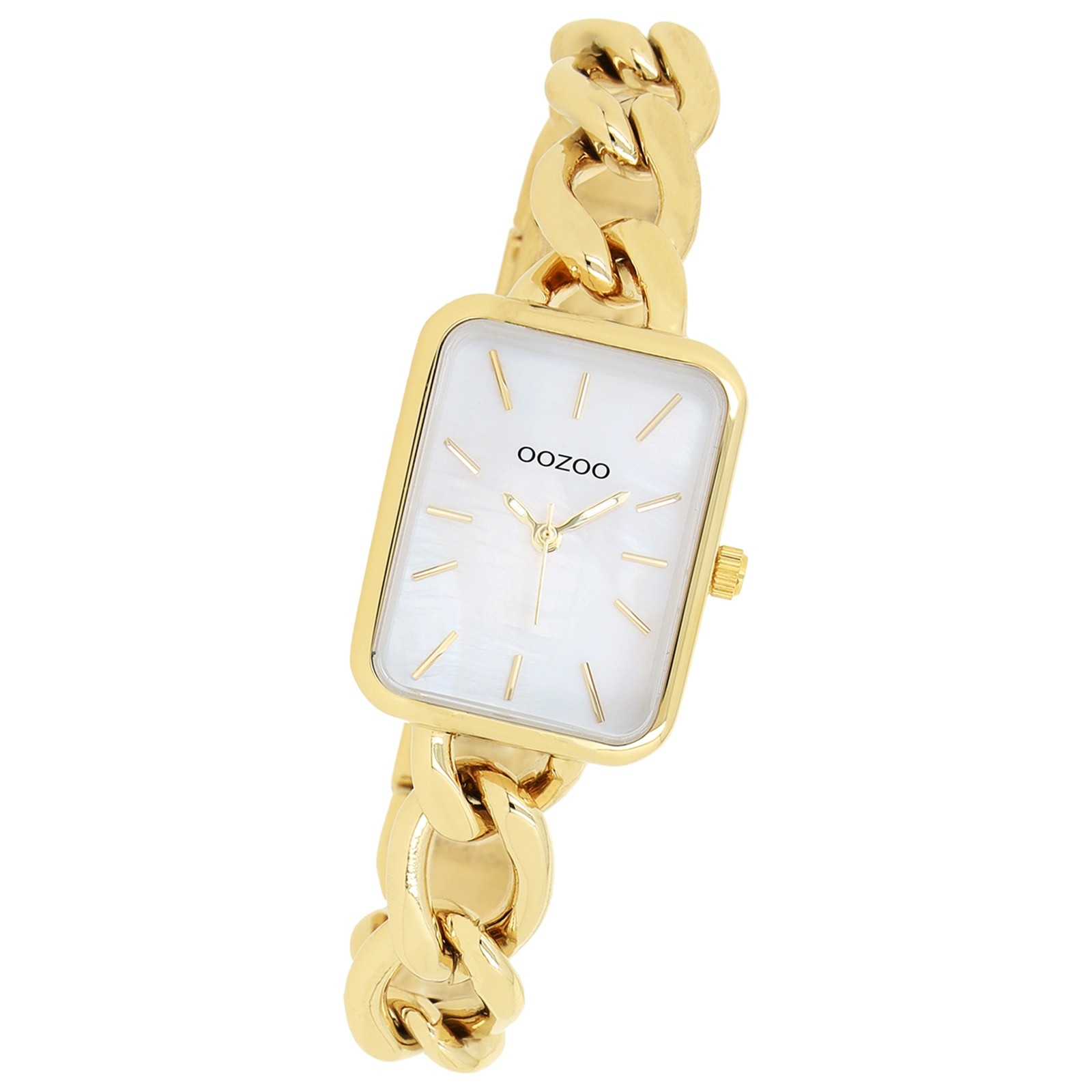 Oozoo Damen Armbanduhr Timepieces Analog Edelstahl gold UOC11132