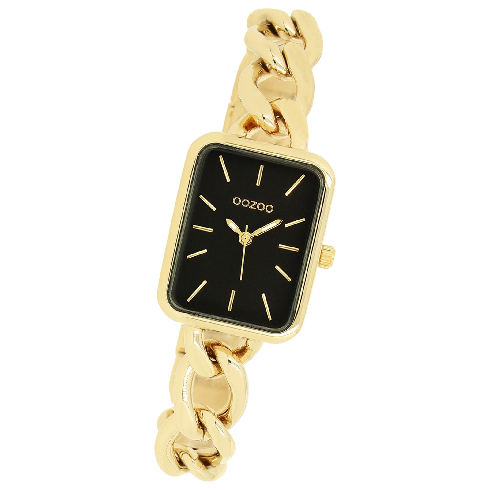 Oozoo Damen Armbanduhr Timepieces Analog Edelstahl gold UOC11133