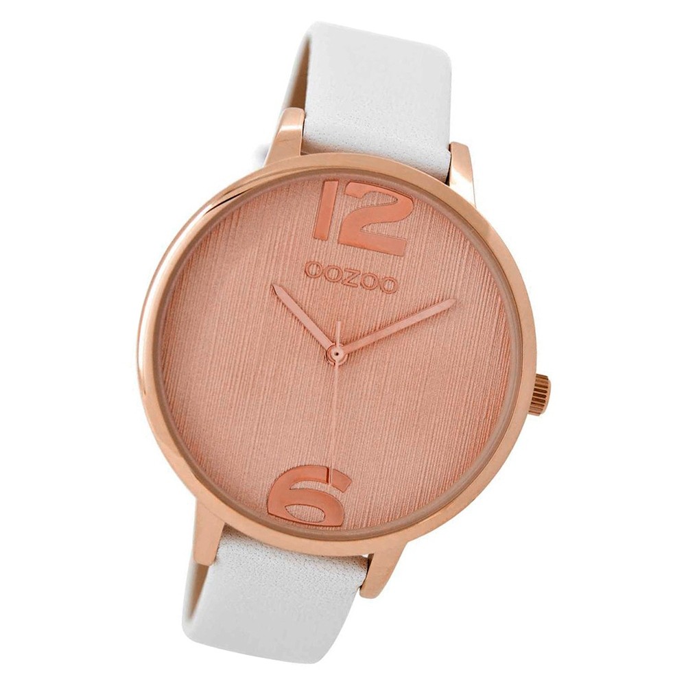 Oozoo Damen Armbanduhr Timepieces C8926 Quarzwerk Leder weiß UOC8926